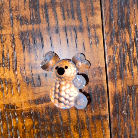 Swarovski Crystal Koala Figurine - Clear and Black - Picture 2 of 4